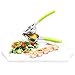 6peas Lemon Lime & Orange Squeezer is the Best Hand Held Manual Citrus Juicer. Made from Food Grade Stainless Steel with Lime Green Silicone Handles for Comfort. Easily Extract More Fresh Juice Now!