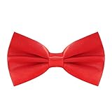 Red Bow Tie for Men Halloween Costume Bowties Bowtie