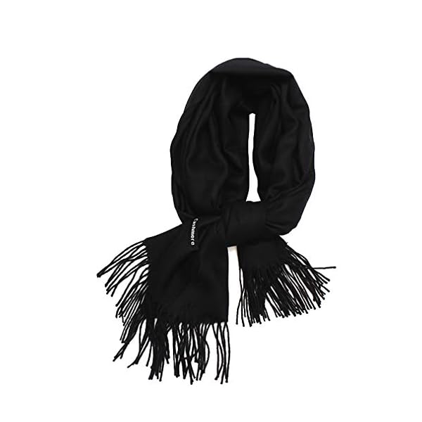 pinziko Pashmina Shawl Wrap for Women and Men Winter Cashmere Scarf Solid Color Pashmina Scarf (12 Colors)