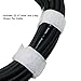 GLS Audio 15-Feet Mic Cable Patch Cords - XLR Male to XLR Female Black Microphone Cables - 15ft Balanced Mike Snake Cord - Single