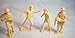 Marx Western Cowboys, Miners and Trappers 32 Figures in Tan Plus 3 Horses Offered By Classic Toy Soldiers, Inc