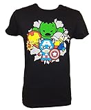 Avengers Blast Group Kawaii Adult T-Shirt