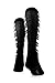 Men's Piano Keyboard Trouser Socks by Foot Traffic, Men's shoe size 7-12