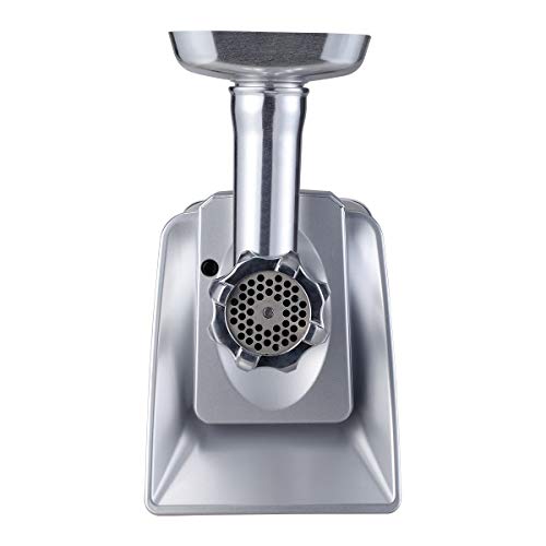 Sunmile SM-G73 Heavy Duty Electric Meat Grinder and Sausage Stuffer Maker 1000W Max with Stainless Steel Cutting Blade and 3 Cutting Plates and 1 Big Sausage Stuff, ETL Certificated (White)