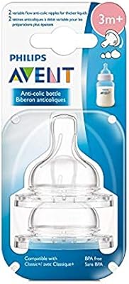 avent anti colic variable flow nipple
