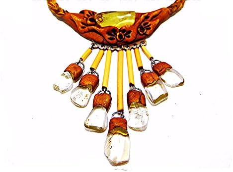 ILLUMINATI JEWELRY-CRYSTAL QUARTZ WATERFALL NECKLACE