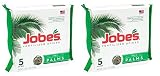 Jobes Palm Tree Fertilizer Spikes 10-5-10 Time Release Fertilizer for All Outdoor Palm Trees, 5 Spikes Per Package (2-Pack of 5)