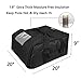 YOPRAL Pizza Bag Thermal Pizza Delivery Bags Insulated Food Delivery Bag Professional Pizza Warmer Carrier Bags Moisture Free Hold Up to 4-16