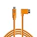 Tether Tools TetherPro USB-C to 3.0 Micro-B Right Angle Cable, 15', Orange