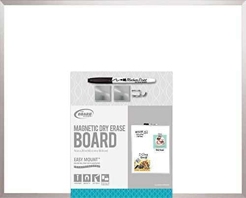 The Board Dudes Dry Erase Board Aluminium Frame 20x16