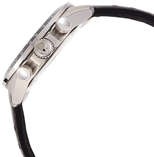 Tissot Men's Stainless Steel Quartz Watch with Leather-Synthetic Strap,  Brown, 21 (Model: T1064171603200) | Pricepulse