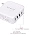 Lumsing Quick Charge 2.0 Multi-Port USB Wall Charger,40W Charging Station Dock, 1 Port QC2.0 + 4 Port with Smart IC Technology, 5 Port Wall Charging Hub for SmartPhones-Grey