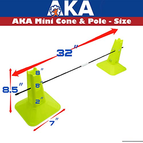 AKA Agility Set -Cone & Mini Pole