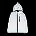 Edgogvl Men's Outwear 3M Reflective Zipper Hooded Windbreaker Lightweight Running Jacket