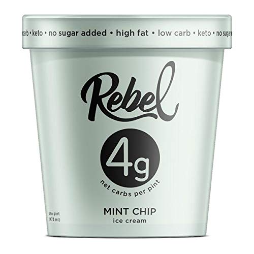 image for Rebel Ice Cream - Low Carb, Keto - Mint Chip (8 Count)
