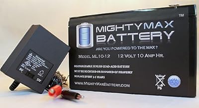 12V 10AH Replaces Powertek 6 in 1 Jump Starter + 12V Charger - Mighty Max Battery brand product