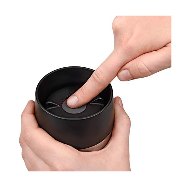 Emsa 515617 Travel Mug Classic Grande | 500ml | Thermobecher | Isolierbecher | hÃ¤lt 6h heiÃ, 12h kalt | 100% dicht | Easy Quick-Press-Verschluss | 360Â°-TrinkÃ¶ffnung | Rot | 1 StÃ¼ck (1er Pack) – Bild 4