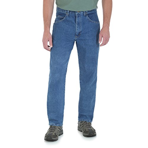 Wrangler 35005 Men's Trail Trekker Jeans, Stonewashed - 48-38