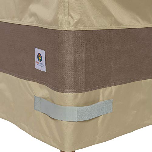 Duck Covers Elegant WaterResistant 30 Inch Square Fire Pit Cover