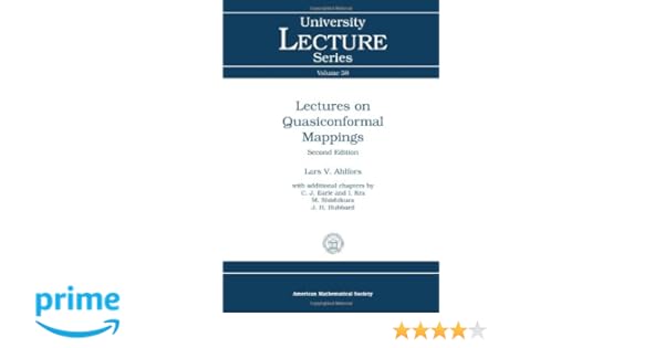 ahlfors lectures on quasiconformal mappings
