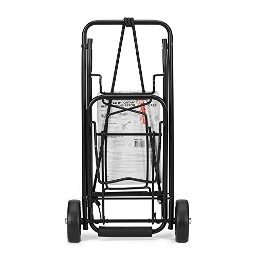 Travel Smart by Conair 75 lb. Folding Multi-Use Cart, Black - Image 3