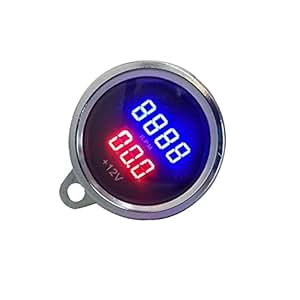 Amazon.com: NT Motorcycle Led Digital Tachometer RPM Tach Gauge