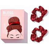 Bless Satin Scrunchies Maroon