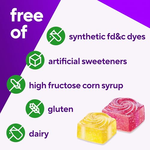 vitafusion PreNatal Gummy Vitamins, Raspberry Lemonade Flavor, Prenatal Vitamin Supplement for Women with Folate and DHA, 45 Day Supply, 90 Count