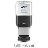PURELL Professional Advanced Hand Sanitizer ES6 Starter Kit, 1- 1200 mL Hand Sanitizer Foam Refill + 1- PURELL ES6 Graphite Touch-Free Dispenser (Pack of 1) - 6454-1G