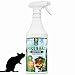 Natural Oust Mouse Repellent Spray - 10x STRONGER - All Natural Essential Oil Formula (16 oz) - Deters All Types of Mice, Rats and Small Rodents
