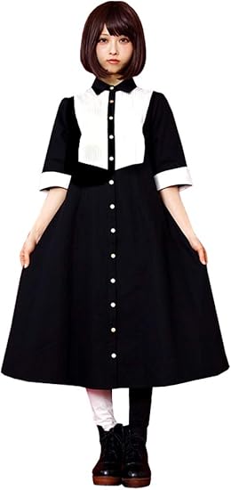 Amazon Co Jp Favoriteオリジナル モノトーン ピンタックワンピース Iro Iro 服 ファッション小物