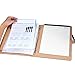 Padfolio - Resume Portfolio Folder - PU Leather Business Portfolio  Business Card Holder,File Pockets,Expandable Document Organizer  Writing Pad.