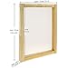 Caydo 10 x 14 Inch Large Wood Silk Screen Printing Frames with 110 White Mesh