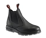 REDBACK Men's Work Boots UBBK Black Easy Escape Chelsea Bobcat Slip On Non Steel Toe Size UK10=US11