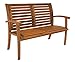 Outdoor Interiors 21440 Luxe Eucalyptus Bench