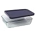 Pyrex Simply Store 5-Pack (3,4 & 6-Cup) Mixed Sized Glass Food Storage Set, Round & Rectangular Containers With Lids, BPA-Free, Dishwasher & Microwave Safe