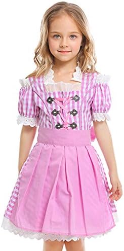 MOMBEBE COSLAND Girls Oktoberfest Costume Beer Festival Fancy Dress