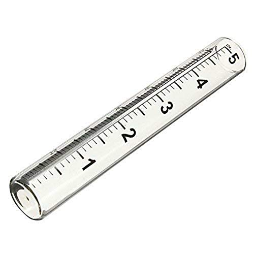 Bonlting 5'' Capacity Rain Gauge Glass Replacement Tube for Yard Garden Outdoor Home - Thumbnail 3