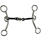Showman Stainless Steel Junior Cow Horse Bit w/ 5" Sweet Iron Mouth