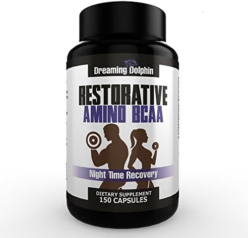 Restorative BCAA capsules-Powerful BCAA with Glutamine-3,200 mg per serving-Maximize endurance and recovery-Protect lean muscle-AntiAging benefits too.