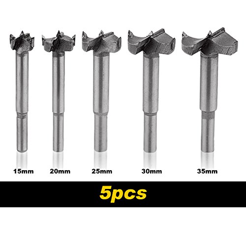 Buy Forstner Drill Bits, Stageek 5 Pcs Woodworking Forstner Bits Set