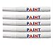 Nicebee 12pcs White Waterproof Permanent Car Tyre Tire Tread Paint Marker Pen Tire Pen