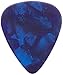 Fender 351 Shape Classic Thin Celluloid Picks, 12 Pack, Blue Moto for electric guitar, acoustic guitar, mandolin, and bass