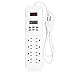 Maxxima 8 Outlet Power Strip with Digital Timer Indoor 500 Joules Surge Protector
