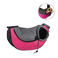 Cheerpet Pet Sling Carrier Pets Travel Shoulder Bags Breathable Mesh Outdoor Travel Chest Carrier Bag for Pets Below 6lb