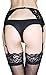 Shymay Women's Ideal Garter Belt High Waisted Lace Suspender Belt-3 Pack