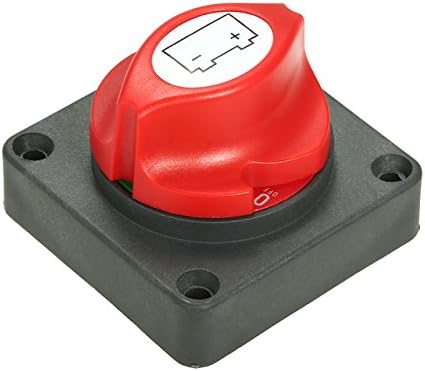 Battery Disconnect Switch 12-48V Battery Power Cut On/Off Master Switch for Marine Boat Car RV ATV Vehicles
