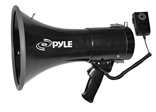 PYLE-PRO PMP53IN 50 Watts Professional Piezo Dynamic Megaphone with 3.5mm Aux-In For Digital Music/iPod PYLE-PRO PMP53IN 50 Watts Professional Piezo Dynamic Megaphone with 3.5mm Aux-In For Digital Music/iPod