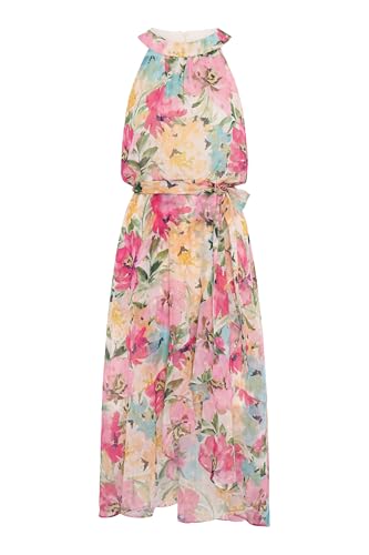 Gina Bacconi Women's Lurex Chiffon Dress Cocktail, Multi, 20