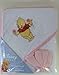 Winnie The Pooh Hooded Towel & Washcloth set - pink